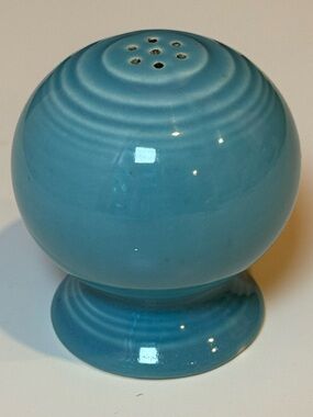Fiesta Vintage Turquoise Pedestal Salt or Pepper Shaker (one)